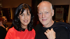 LONDON, ENGLAND - JANUARY 28:  Polly Samson (L) and David Gilmour attend the 2013 Costa Book of the Year Awards at Quaglinos on January 28, 2014 in London, England.  (Photo by David M. Benett/Getty Images)